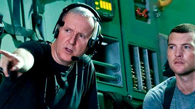 James Cameron durante el rodaje de Avatar