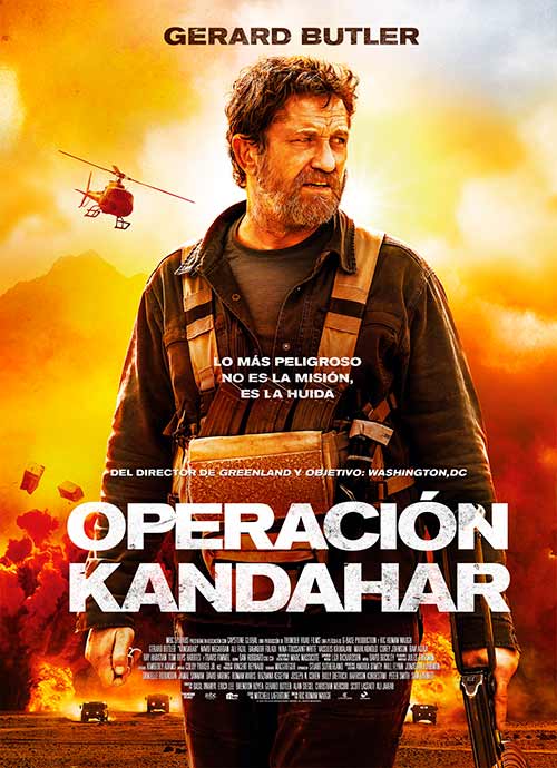 Revelado el póster de Operación Kandahar con Gerard Butler