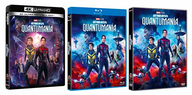 Concurso Ant-Man y la Avispa: Quantumanía en Steelbook® 4K Ultra HD™ 1 Ant-Man y la Avispa: Quantumanía, la nueva entrega de Marvel Studios que llega a los hogares españoles el 1 de junio en 4K Ultra HD™, Blu-ray™ y DVD