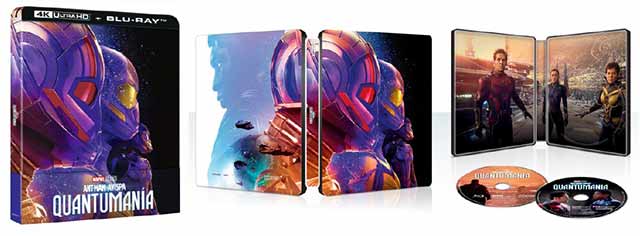 Concurso Ant-Man y la Avispa: Quantumanía en Steelbook® 4K Ultra HD™ 2 Los coleccionistas podrán encontrar un diseño SteelBook® de edición limitada de espectacular diseño.