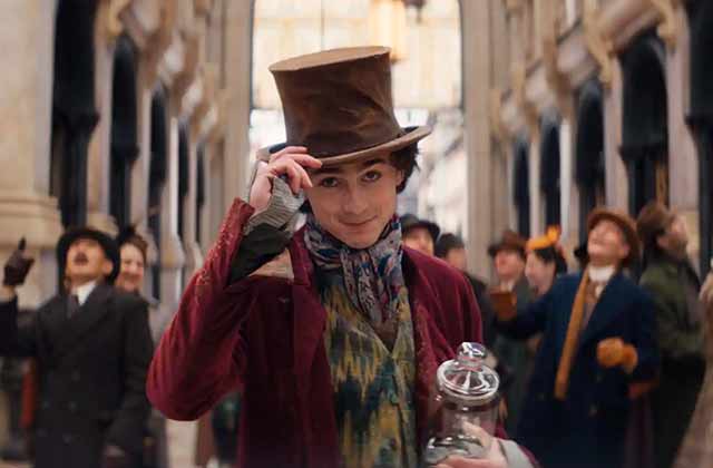 Timothée Chalamet es Wonka