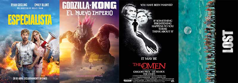 El especialista, Godzilla-Kong el nuevo imperio, La profecía (1976), Perdidos