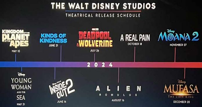 próximos estrenos de Disney