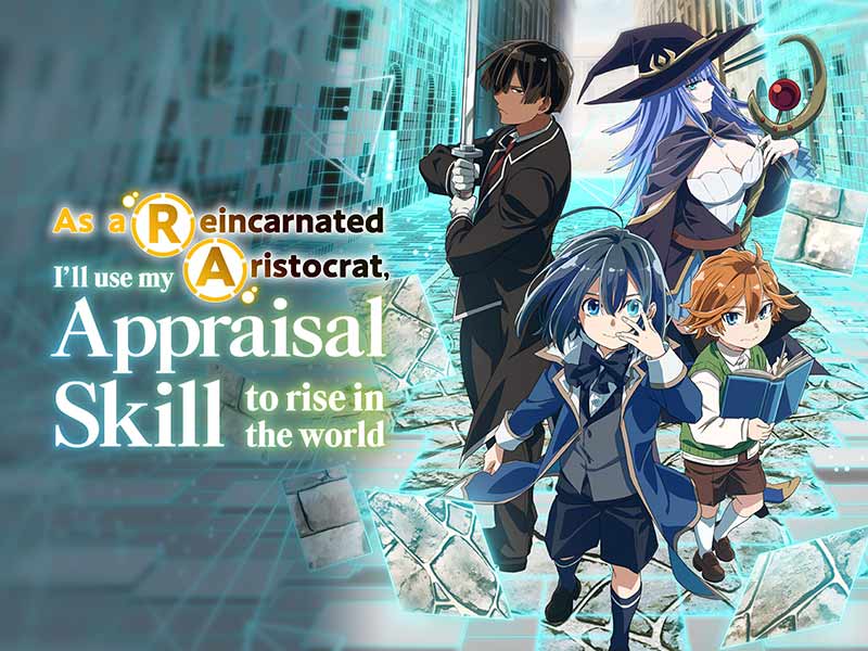 Novedades en la segunda temporada del anime As a Reincarnated Aristocrat, I'll Use My Appraisal Skill to Rise in the World