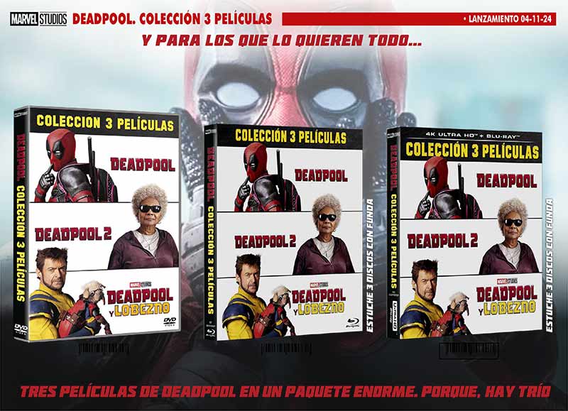 Concurso Deadpool y Lobezno ¡Consigue la colección completa en el formato que prefieras!