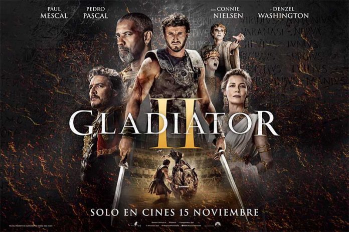 Concurso Gladiator II. Gana un pack de Merchandising compuesto por gorra, toalla, botella y sudadera
