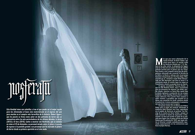 Nosferatu en Revista ACCION DICIEMBRE 2024 número 2412