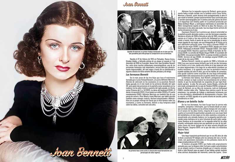 Revista ACCION ENERO 2025 número 2501: Joan Bennett