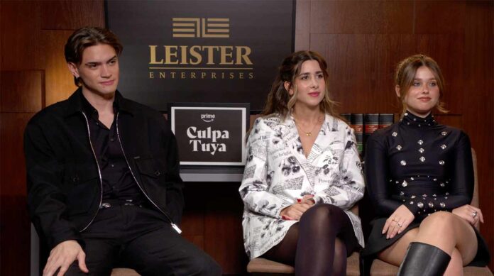 Entrevista Culpa Tuya: Gabriel Guevara, Nicole Wallace y Mercedes Ron, autora de la novela.