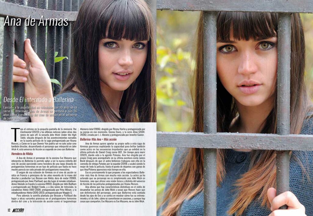 Revista ACCION FEBRERO 2025 número 2502: Ana de Armas desde El internado a Ballerina