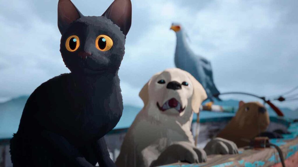 Crítica Flow Un mundo que salvar película dirigida por Gints Zilbalodis
