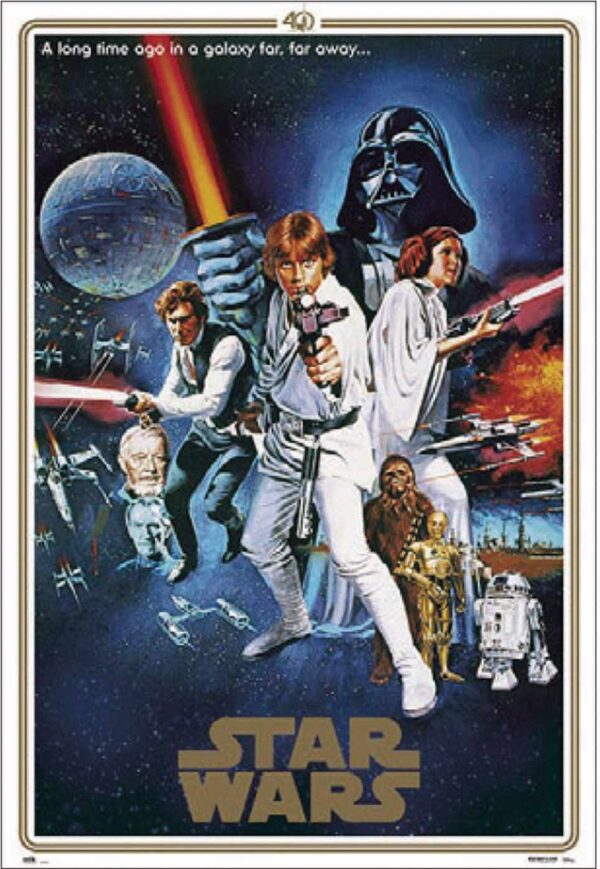 Poster Star Wars Classic 40 Aniversario