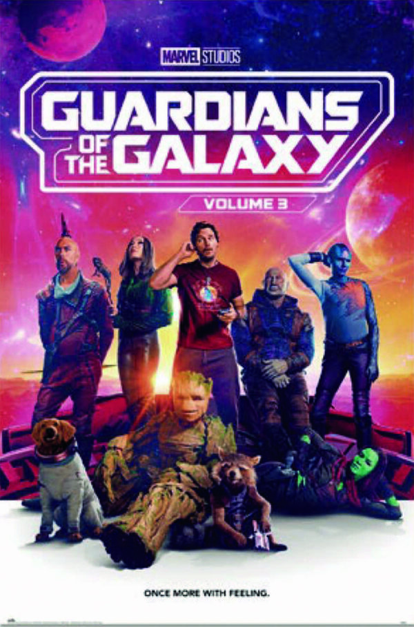 Póster Guardianes de la Galaxia Vol 3 Once more with feeling