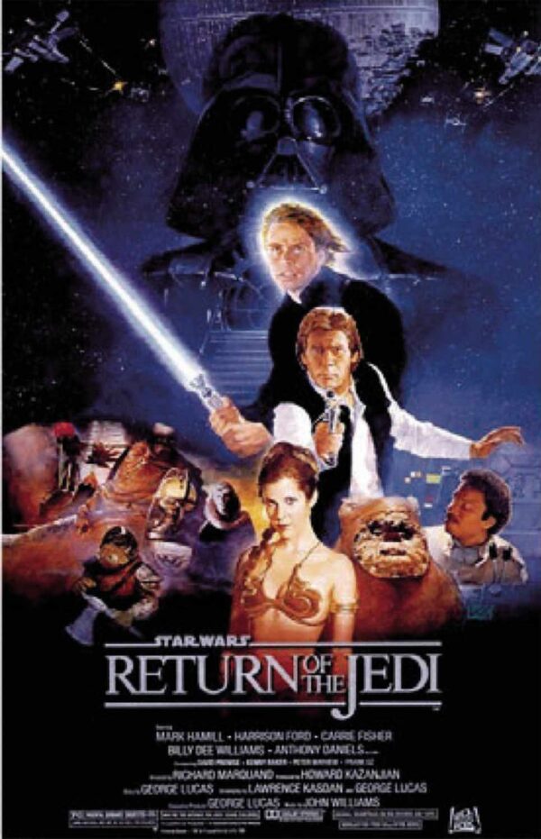 Póster Star Wars classic el retorno del Jedi