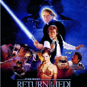 Póster Star Wars classic el retorno del Jedi