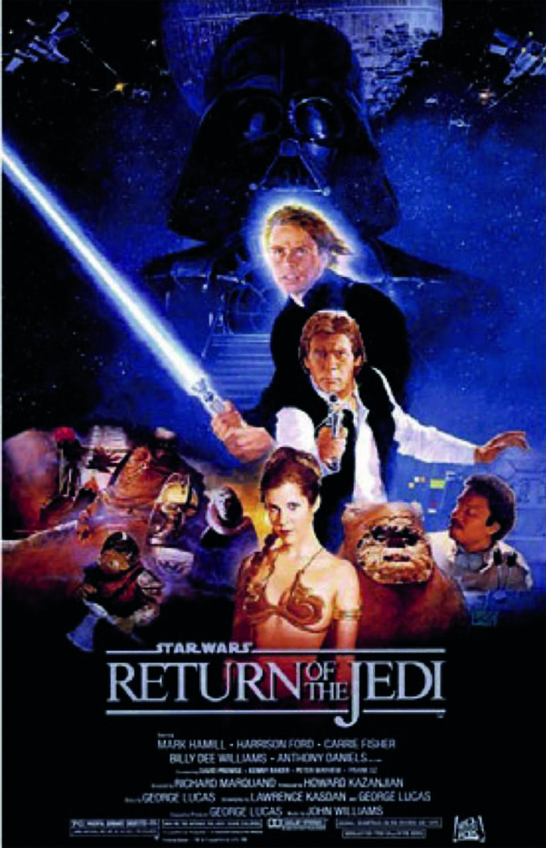 Póster Star Wars classic el retorno del Jedi