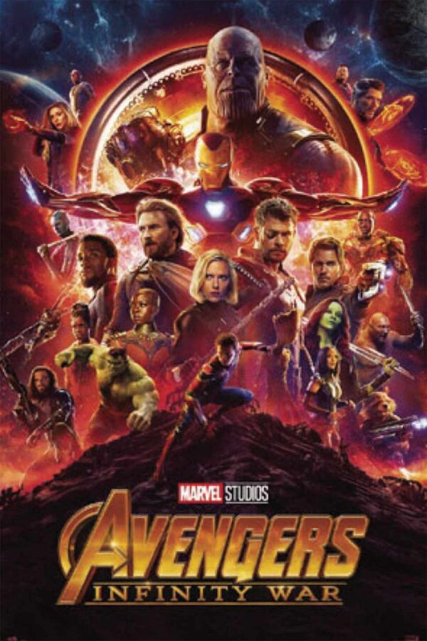 Póster Avengers Infinity War onesheet