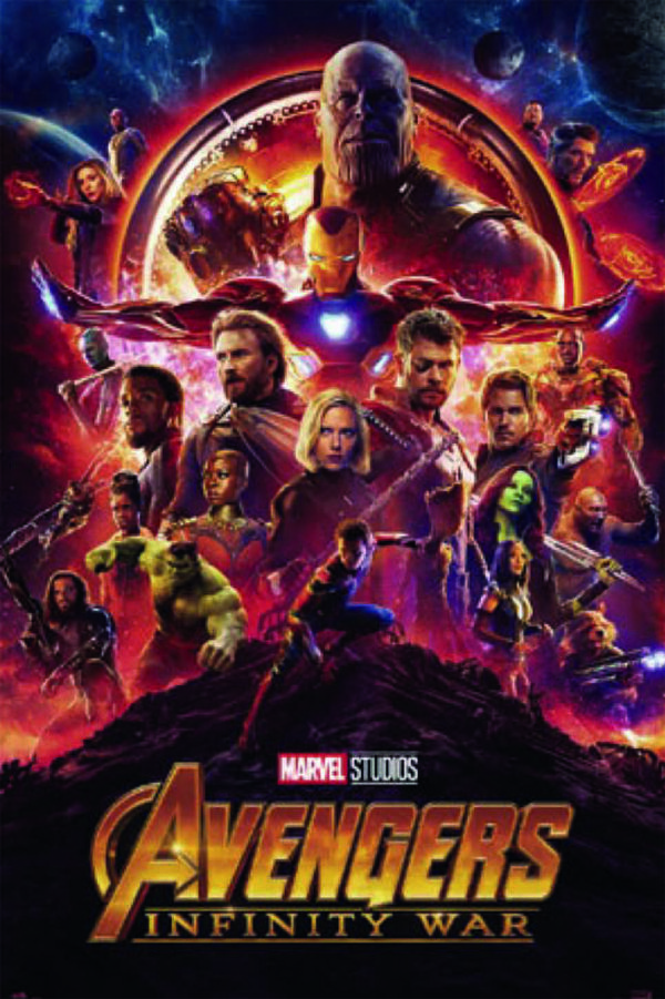Póster Avengers infinity war onesheet