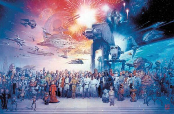 Póster Star wars legacy characters. Ref. 29