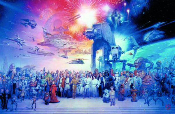 Póster Star wars legacy characters. Ref. 29