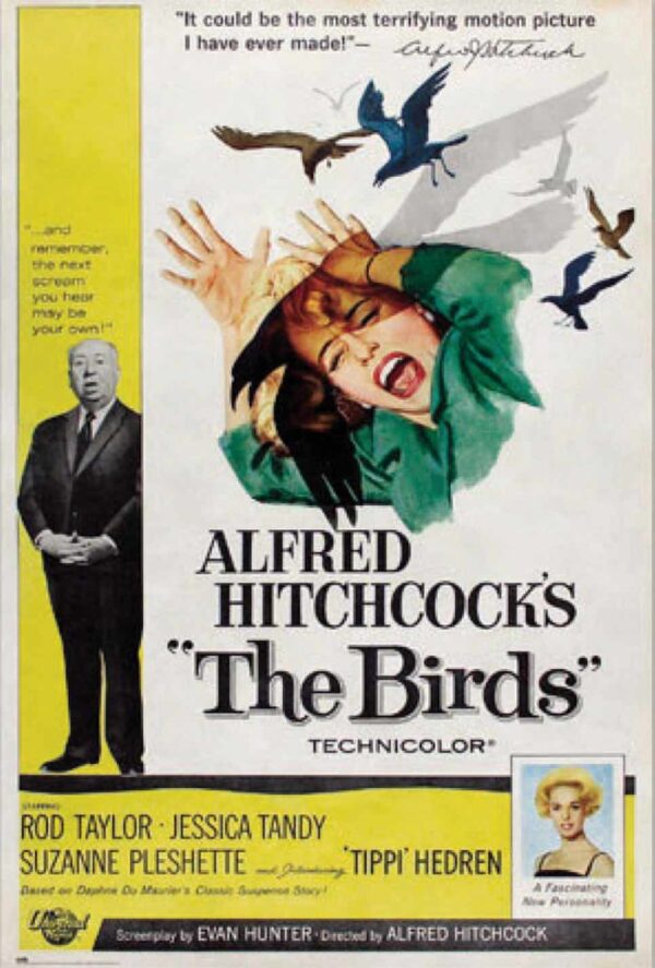 Póster THE BIRDS. Ref. 34. Tamaño 61×91,5.