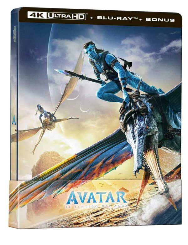 Avatar: El Sentido del Agua (Avatar: The Way of Water) (Steelbook) (4K UHD + Blu-ray + Blu-ray Extras)