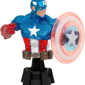Busto Marvel Capitan America Escudo Holo