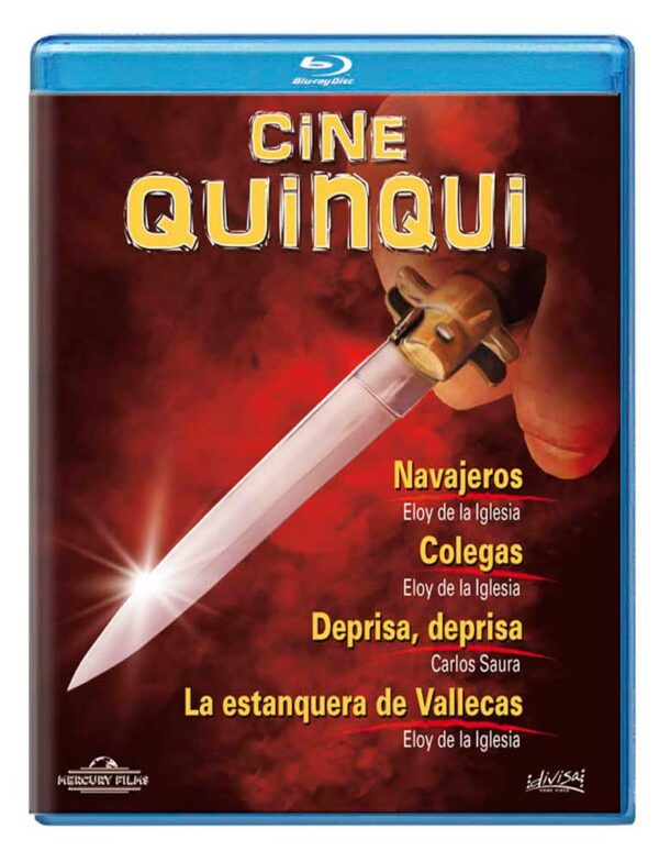 Pack Cine Quinqui 4 películas Navajeros + Colegas + Deprisa, deprisa + La estanquera de Vallecas (Blu-ray)