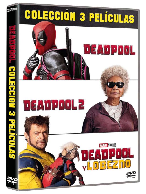 Pack Deadpool 1+2+3 (DVD) 3 Películas