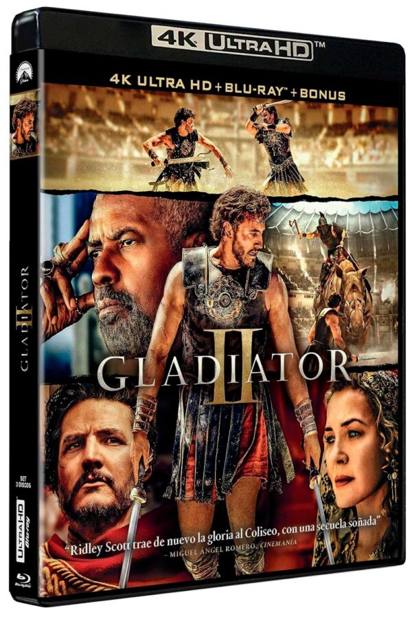Gladiator II (4K UHD + Blu-ray + Blu-ray Extras)