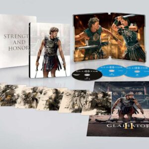 Gladiator II (Steelbook 1 - Blanco) (4K UHD + Blu-ray + Blu-ray Extras)