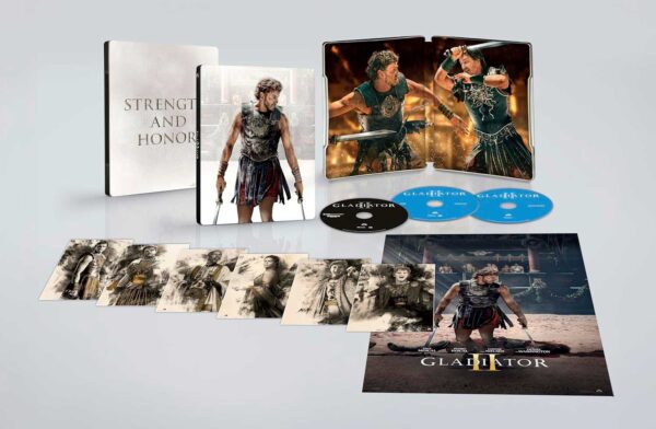Gladiator II (Steelbook 1 - Blanco) (4K UHD + Blu-ray + Blu-ray Extras)
