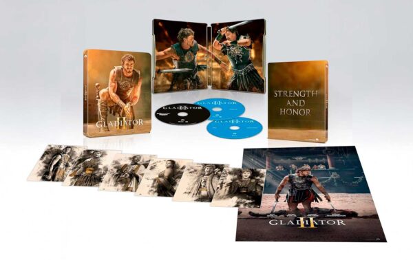 Gladiator II (Steelbook 2 - Dorado) (4K UHD + Blu-ray + Blu-ray Extras)