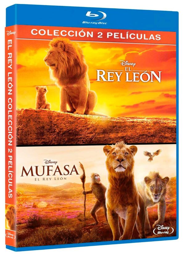 Pack El Rey Leon (2019) + Mufasa: El Rey Leon (2024) (Blu-ray)