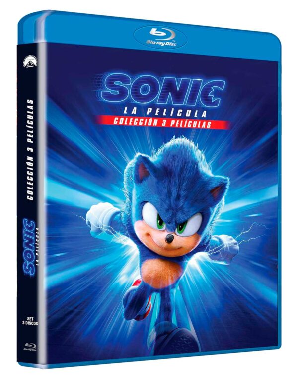 k Colección tres películas Sonic 1 a 3 (Blu-ray)
