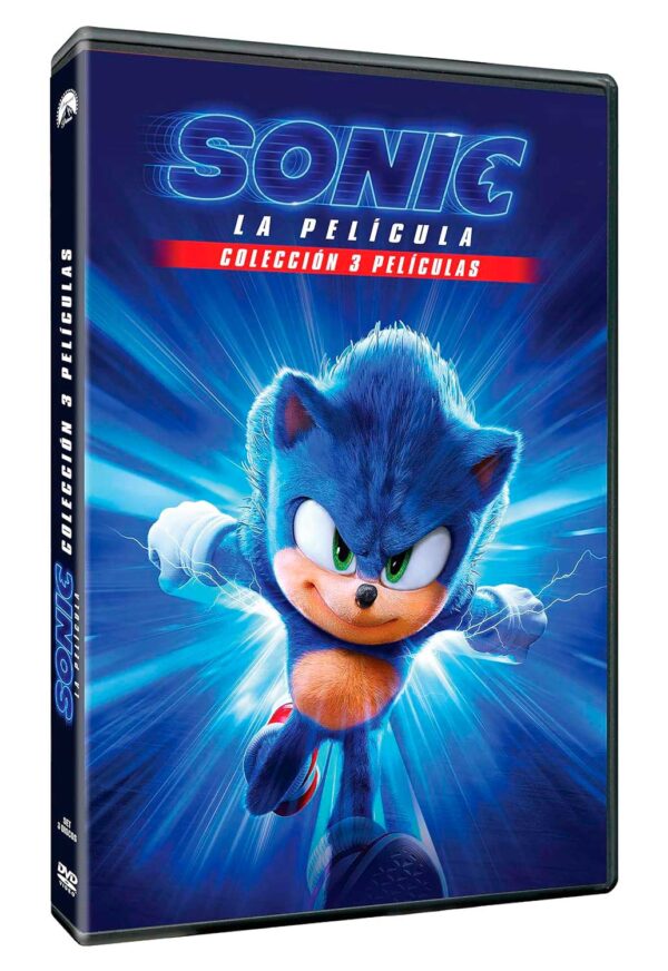 Pack Colección tres películas Sonic 1 a 3 (DVD)