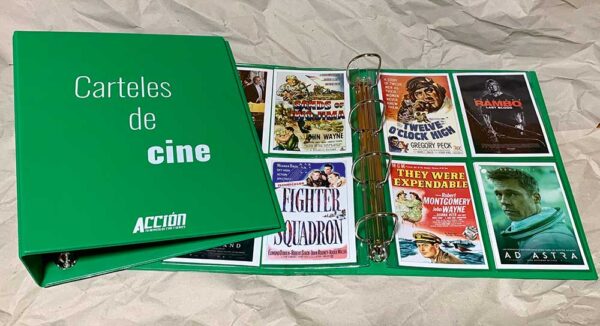 Carpeta para coleccionar fichas