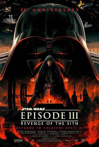 Star Wars La Venganza de los Sith regresa a los cines