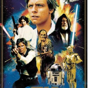 Póster STAR WARS CLASSIC 40 ANIVERSARIO HEROES. Ref. 45