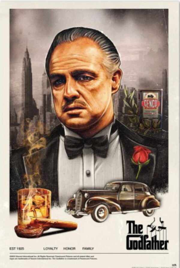 Póster EL PADRINO. Ref. 46. Tamaño 61×91,5.