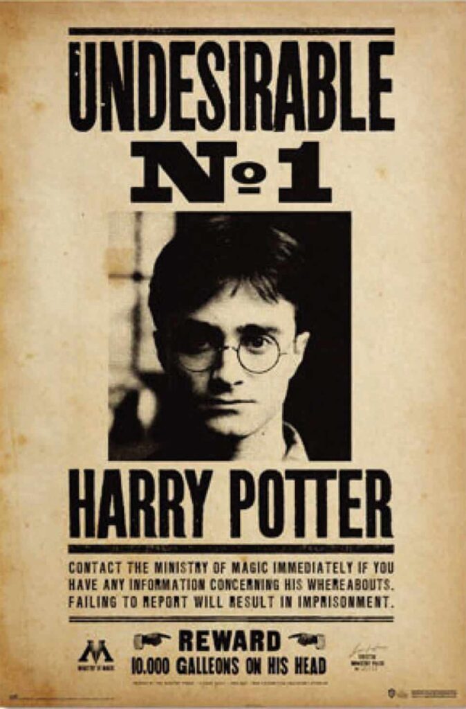 Mágico primer tráiler de la serie de Harry Potter 4 Póster HARRY POTTER. Ref. 56.