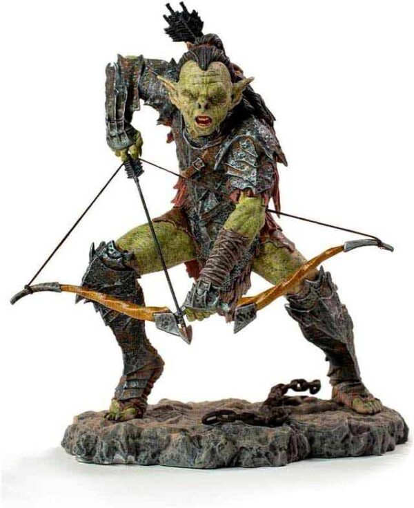 Figura Art Scale El señor de los anillos Orco arquero