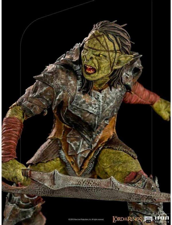 Figura El señor de los anillos Orco con espada Art Scale