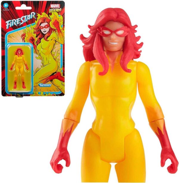 Figura Marvel Firestar Colección Retro