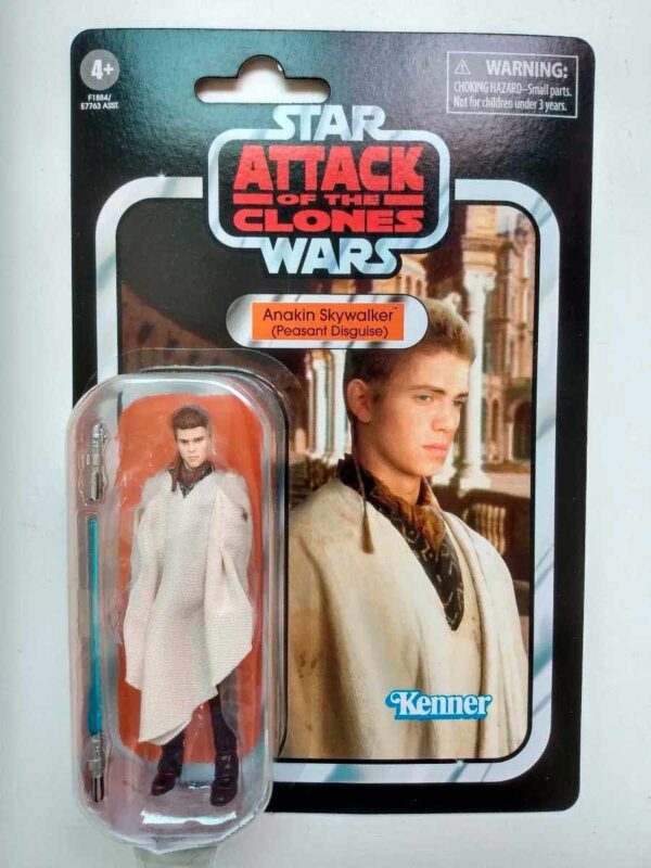 Figura Star Wars El ataque de los clones Anakin Skywalker Colección Vintage