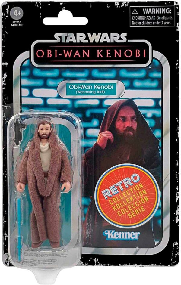 Figura Star Wars Obi-Wan Kenobi Wandering Jedi Colección Retro