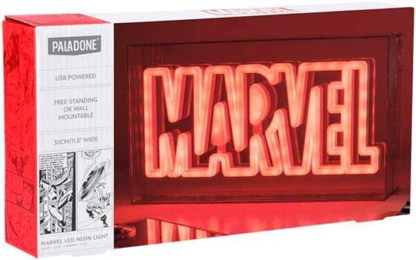 Lámpara Neón Marvel Logo