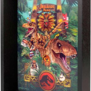 Print Lenticular Enmarcado Jurassic Park