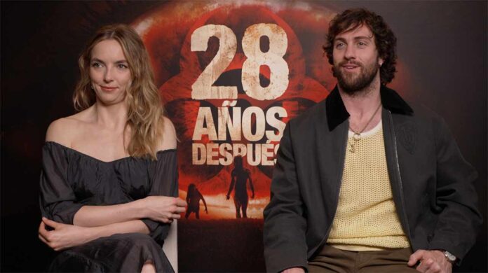 Entrevista Jodie Comer y Aaron Taylor-Johnson nos hablan de 28 años después