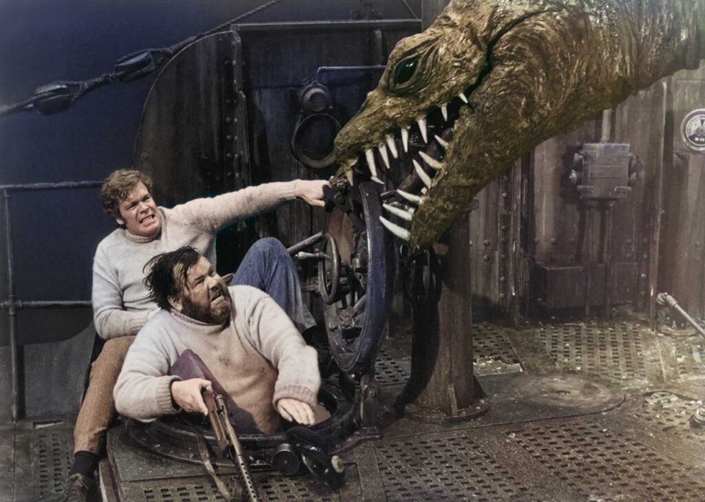 películas de dinosaurios: La tierra olvidada por el tiempo (1974)